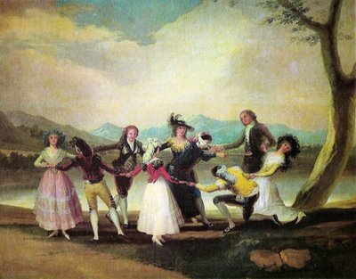 La gallina ciega de Francisco de Goya
